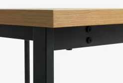 Mesas De Comedor>JYSK AABENRAAMesa de comedor AABENRAA 80x120 color roble cálido/negro