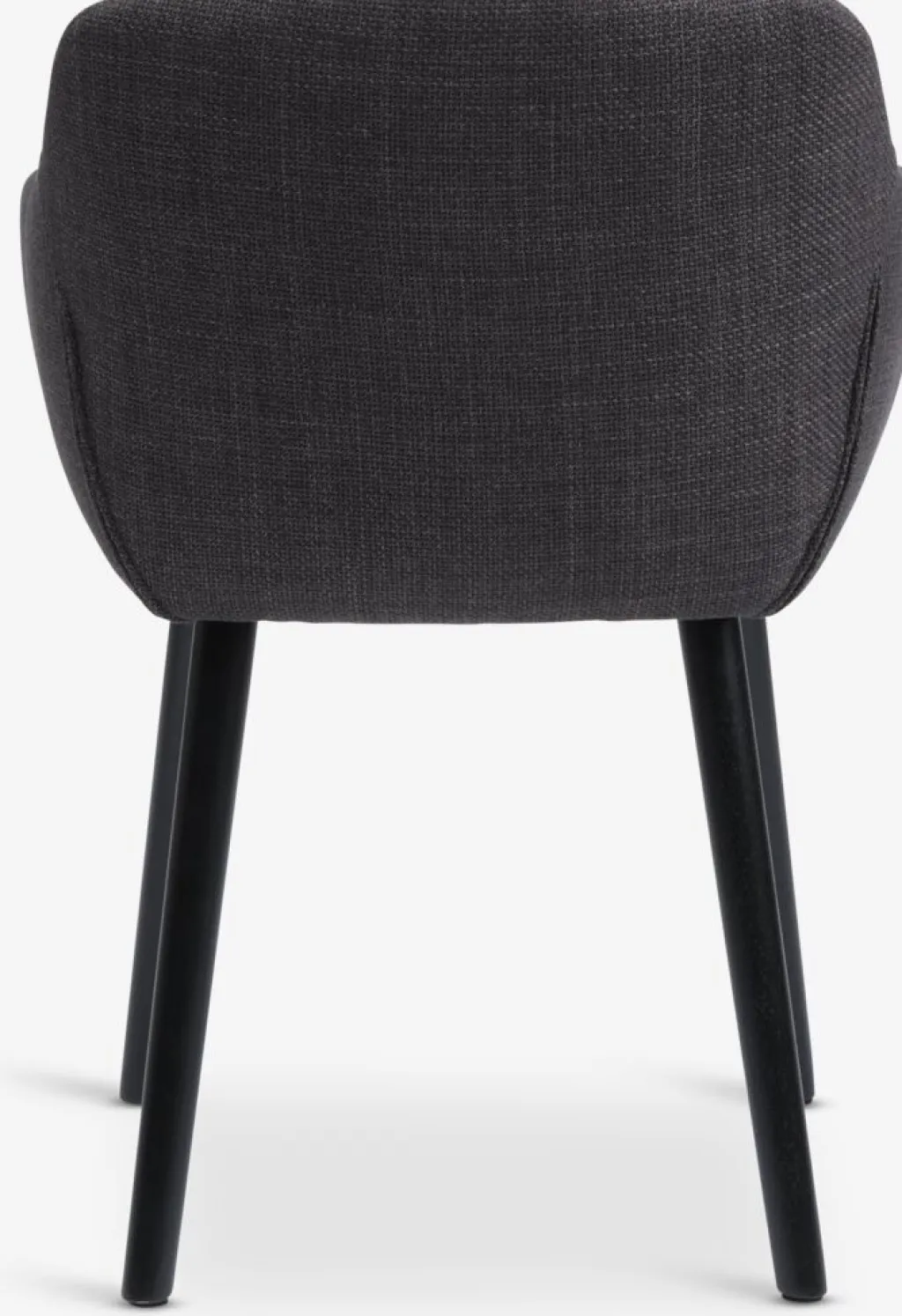 Sillas De Comedor>JYSK ADSLEVSilla de comedor ADSLEV tela /negro Gris antracita