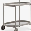 Decoración De Jardín>JYSK AFTONFALKCarrito AFTONFALK A48xL74xA78 arena oscuro