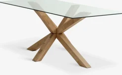 Mesas De Comedor>Royal Oak AGERBYMesa de comedor AGERBY 90x190 cristal/roble natural
