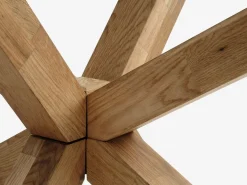 Mesas De Comedor>Royal Oak AGERBYMesa de comedor AGERBY 90x190 cristal/roble natural