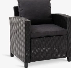 Sillas De Jardín|Muebles De Jardín>JYSK AGERMOSESillón de exterior AGERMOSE Negro