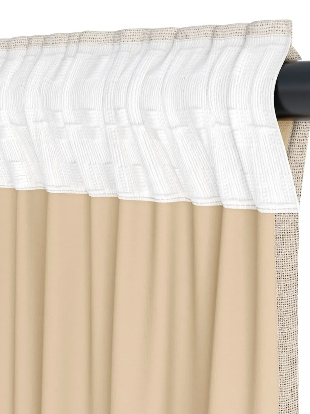 Cortinas Opacas>JYSK ALDRACortina opaca ALDRA 1x140x175 Arena