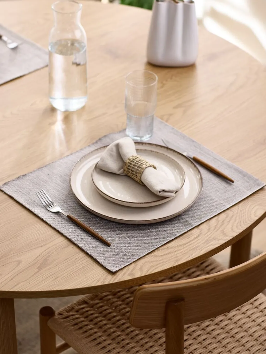 Manteles Individuales>JYSK ALMMantel individual ALM 33x42 gris