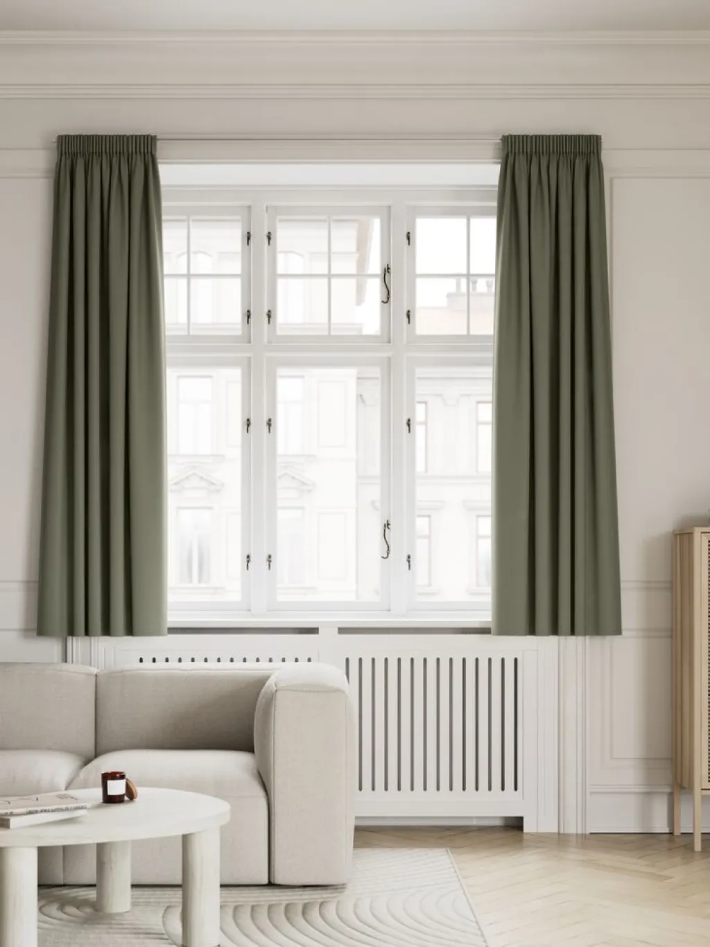 Cortinas Opacas>JYSK AMUNGENCortina semiopaca AMUNGEN 1x140x175 Verde