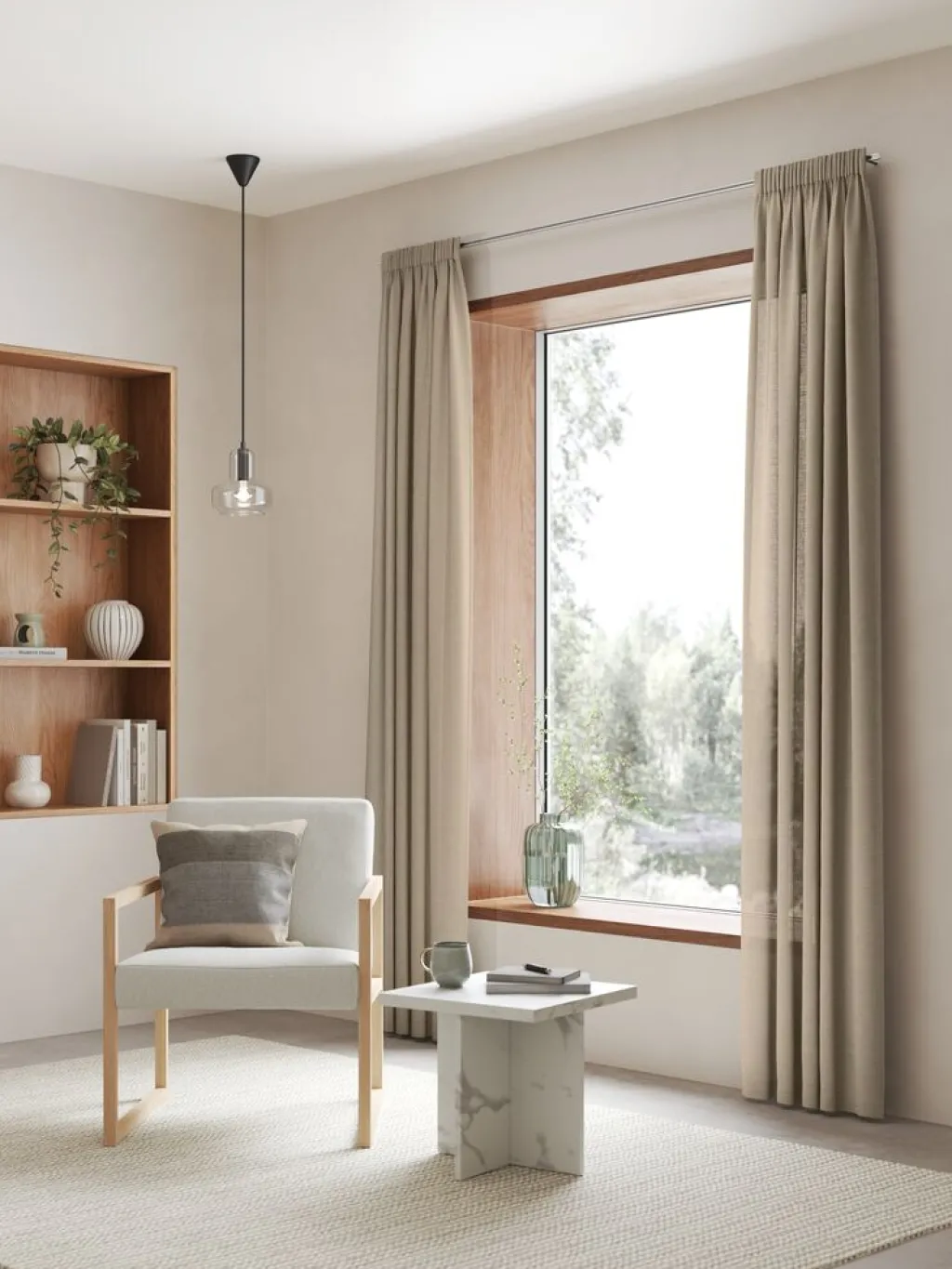 Cortinas Gruesas>JYSK ANJANCortina ANJAN 1x135x245 arena