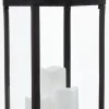 Iluminación Exterior>JYSK ANKAFarol ANKA A24xL24xA70cm con LED negro