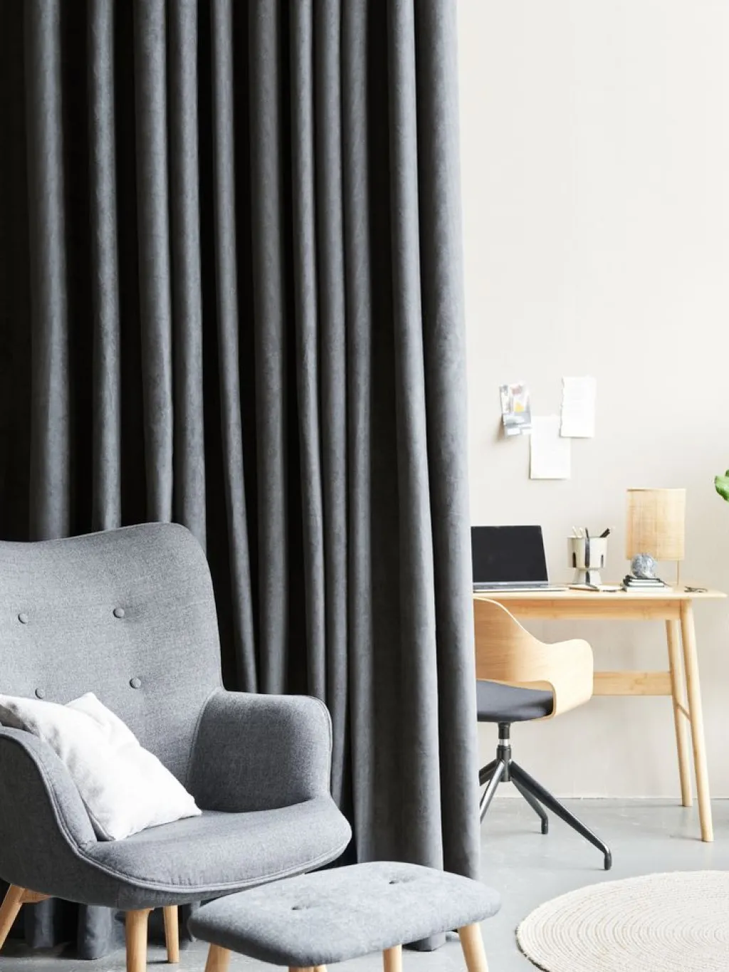 Cortinas Gruesas>JYSK ANTENCortina ANTEN 1x140x300 Gris