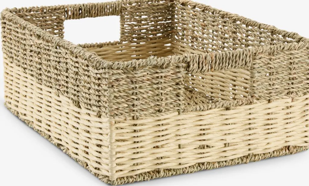 Todas Las Cestas|Cestas Y Cajas>JYSK ARTHURCesta ARTHUR A29xL39xA15cm blanco