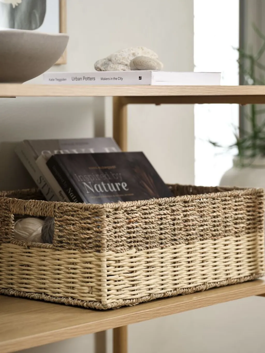 Todas Las Cestas|Cestas Y Cajas>JYSK ARTHURCesta ARTHUR A29xL39xA15cm blanco