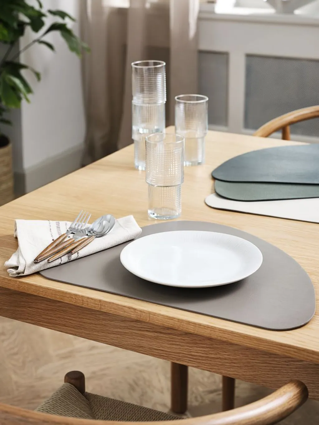 Manteles Individuales>JYSK ARTISKOKKMantel individual ARTISKOKK 33x44 beis/gris Beige, Gris
