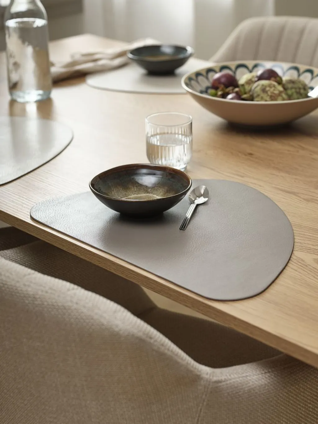 Manteles Individuales>JYSK ARTISKOKKMantel individual ARTISKOKK 33x44 beis/gris Beige, Gris