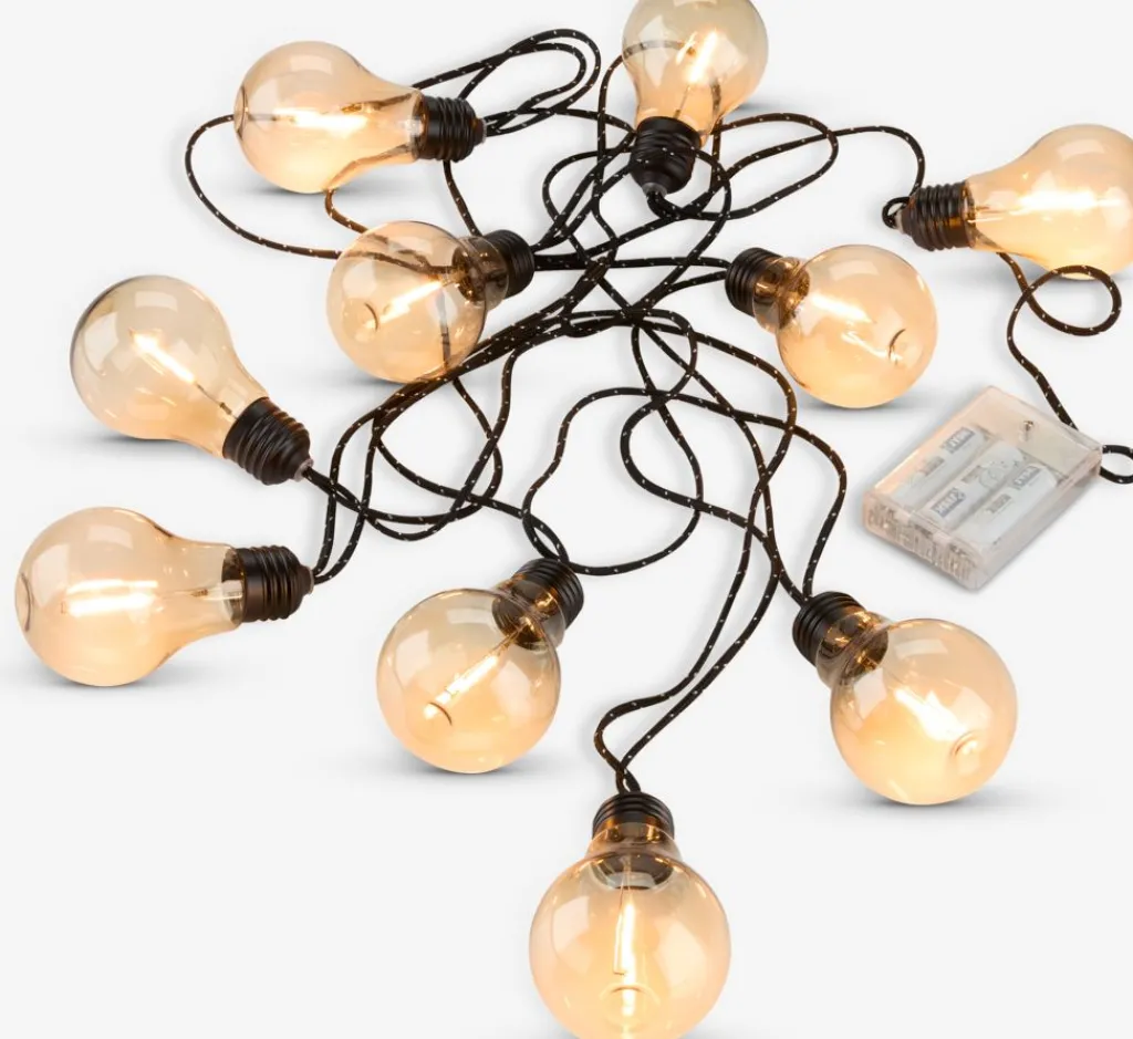Iluminación Decorativa>JYSK ASHEIMGuirnalda de luces ASHEIM L480cm con temporizador