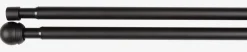 Barras Y Rieles Para Cortinas>JYSK BALLBarra de cortina doble BALL 120-210cm Negro