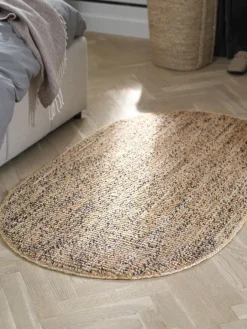 Alfombras Pequeñas|Alfombras>JYSK BAOBABAlfombra BAOBAB 90x150 natural/negro