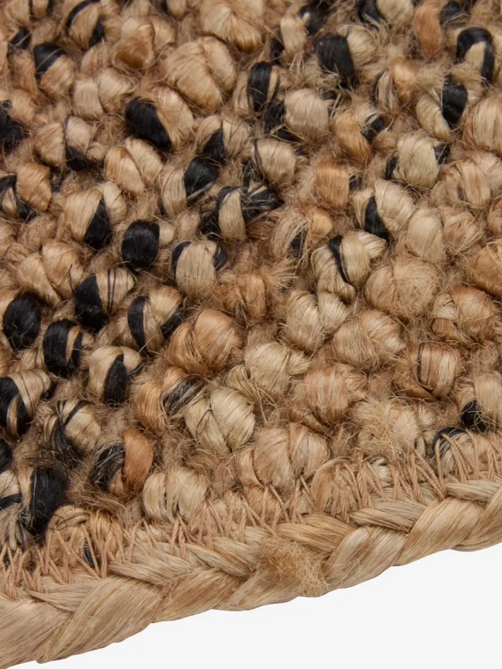 Alfombras Pequeñas|Alfombras>JYSK BAOBABAlfombra BAOBAB 90x150 natural/negro