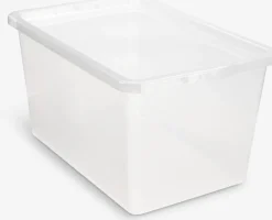 Todas Las Cestas|Almacenaje De Plástico>JYSK BASIC BOXCaja BASIC BOX 52L con tapa transparente