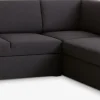 Sofás Cama|Sofás Cama>JYSK BEDSTEDSofá cama con chaise longue BEDSTED gris