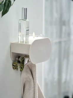 Cuidado Personal|Accesorios>JYSK BENSBYNEstantería para baño BENSBYN A20xA10cm beis