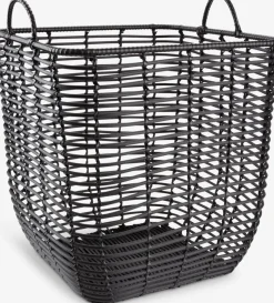 Todas Las Cestas|Cestas Y Cajas>JYSK BERGECesta BERGE A37xL37xA39cm negro