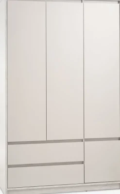 Armarios|Todos Los Armarios>JYSK BILLUNDArmario BILLUND 119x193 4 puertas 2 cajones travertino/beis Travertino+Beige