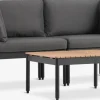 Conjuntos Mesa Y Sillas De Jardín|Muebles De Jardín>JYSK BJORLIConjunto jardín modular BJORLI 2 plazas negro