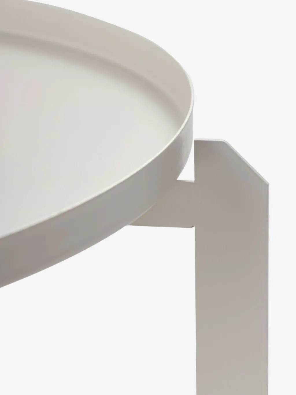 Mesas De Jardín|Muebles De Jardín>JYSK BORREMesa auxiliar BORRE Ø50xA40 beis Beige