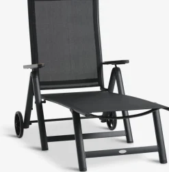 Muebles De Jardín|Tumbonas>JUTLANDIA BREDSTENTumbona BREDSTEN A79xL187 negro