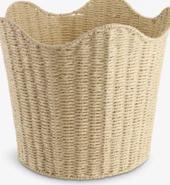 Todas Las Cestas|Cestas Y Cajas>JYSK BREKKECesta BREKKE Ø41xA35cm blanco roto