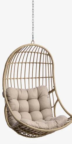 Muebles De Jardín|Hamacas Y Sillas Colgantes>JYSK BROMSSilla colgante BROMS A83xA113xP70 natural