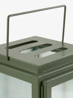 Iluminación Exterior>JYSK BRUMBASSEFarol BRUMBASSE A15xL16xA28cm verde oliva