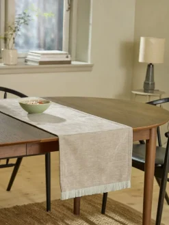 Caminos De Mesa>JYSK BRUNELLECamino de mesa BRUNELLE 40x150 beis