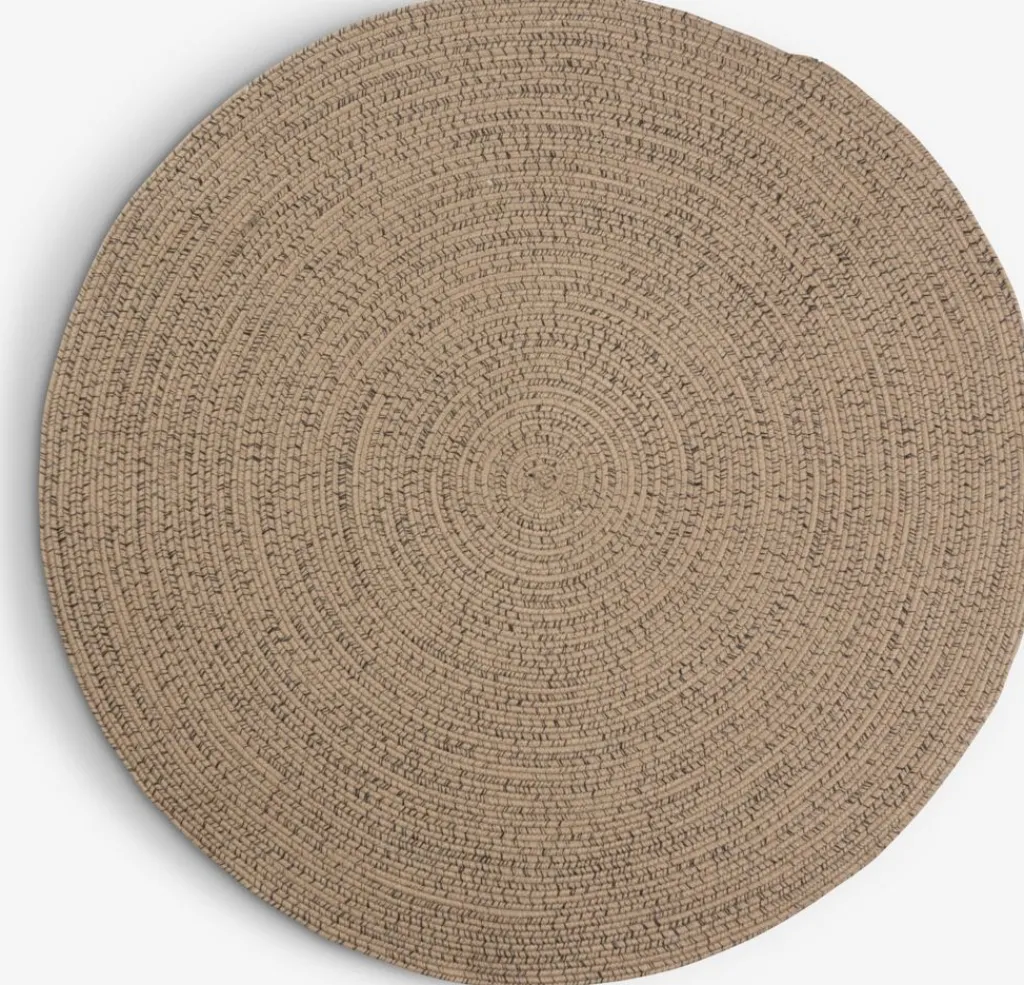 Alfombras Pequeñas|Alfombras>JYSK BUESTARRAlfombra BUESTARR Ø120 natural/gris