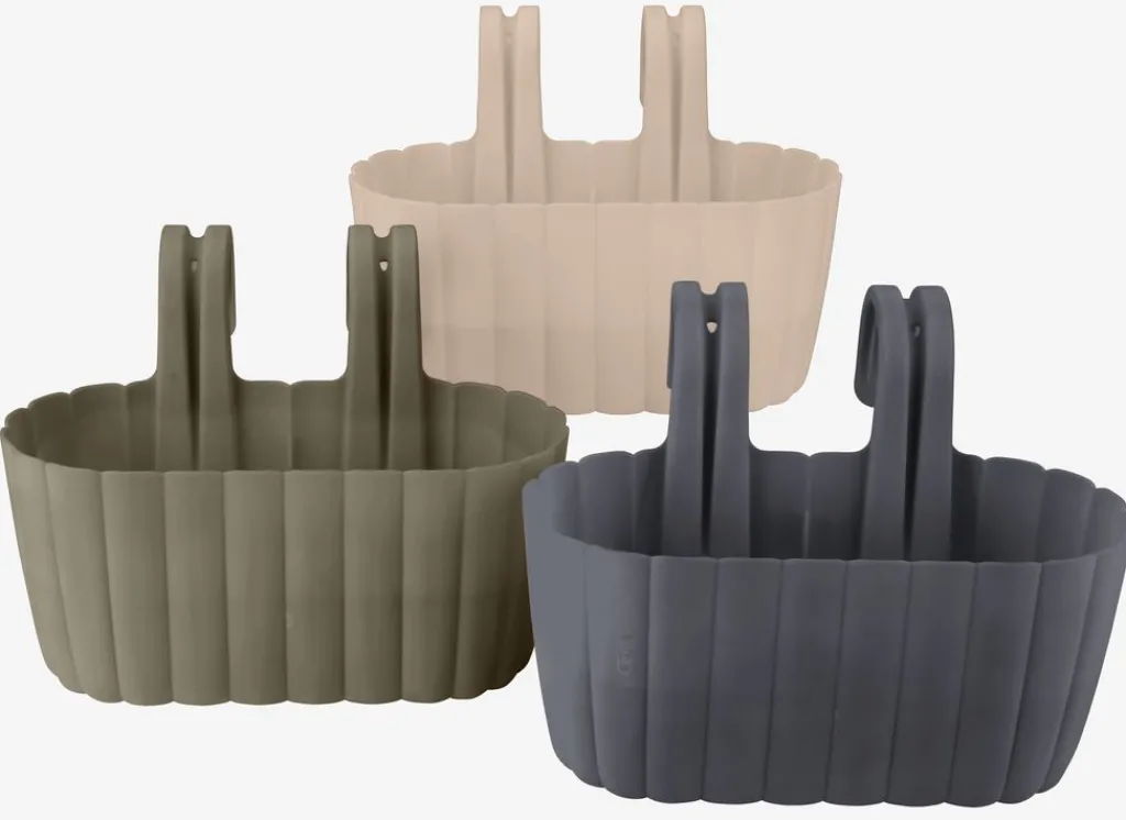 Maceteros>JYSK BUKSEBIEJardinera para balcón BUKSEBIE A25xL32xA25 variado