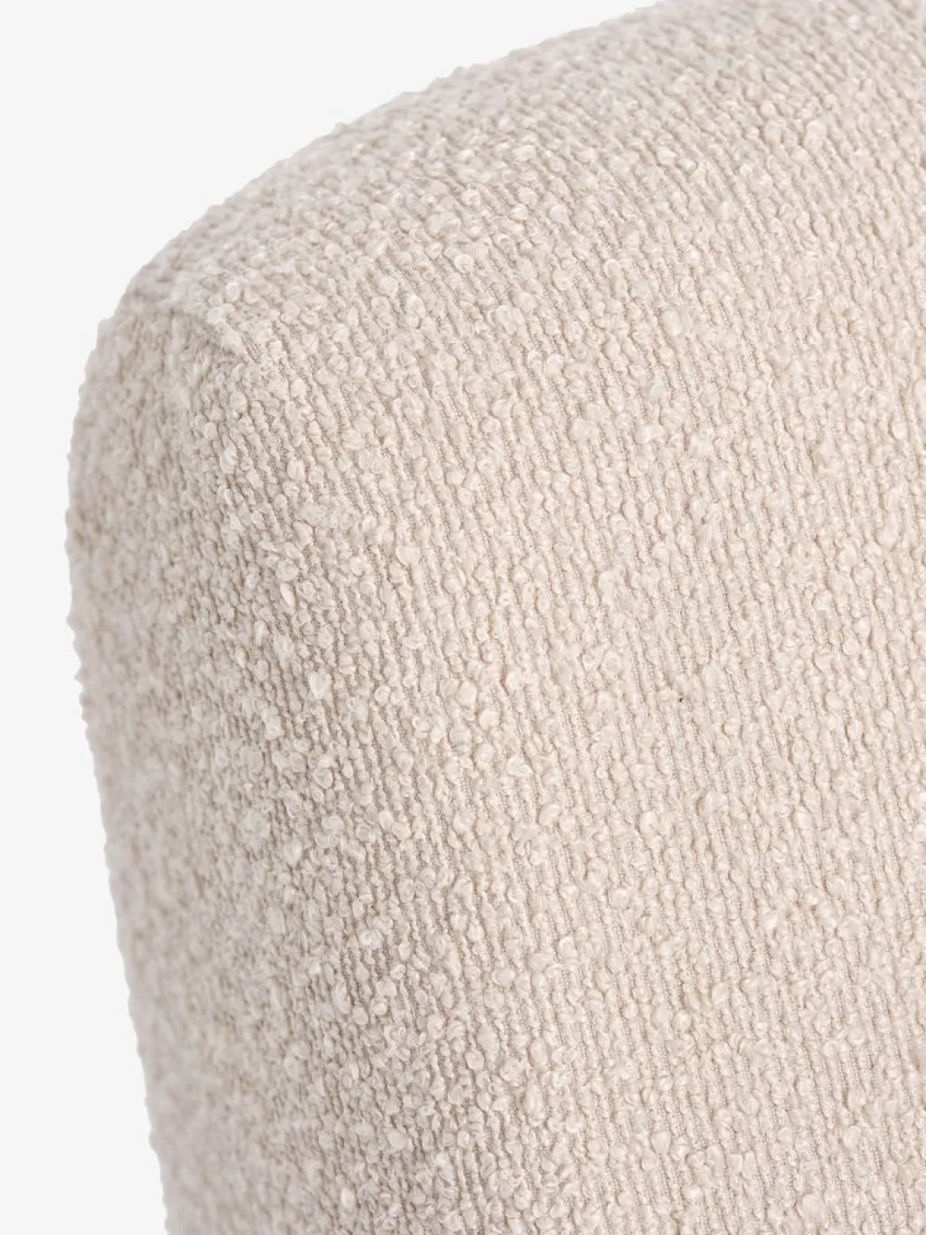 Sillones>JYSK BULLERUPSillón BULLERUP tela de felpa blanco crudo