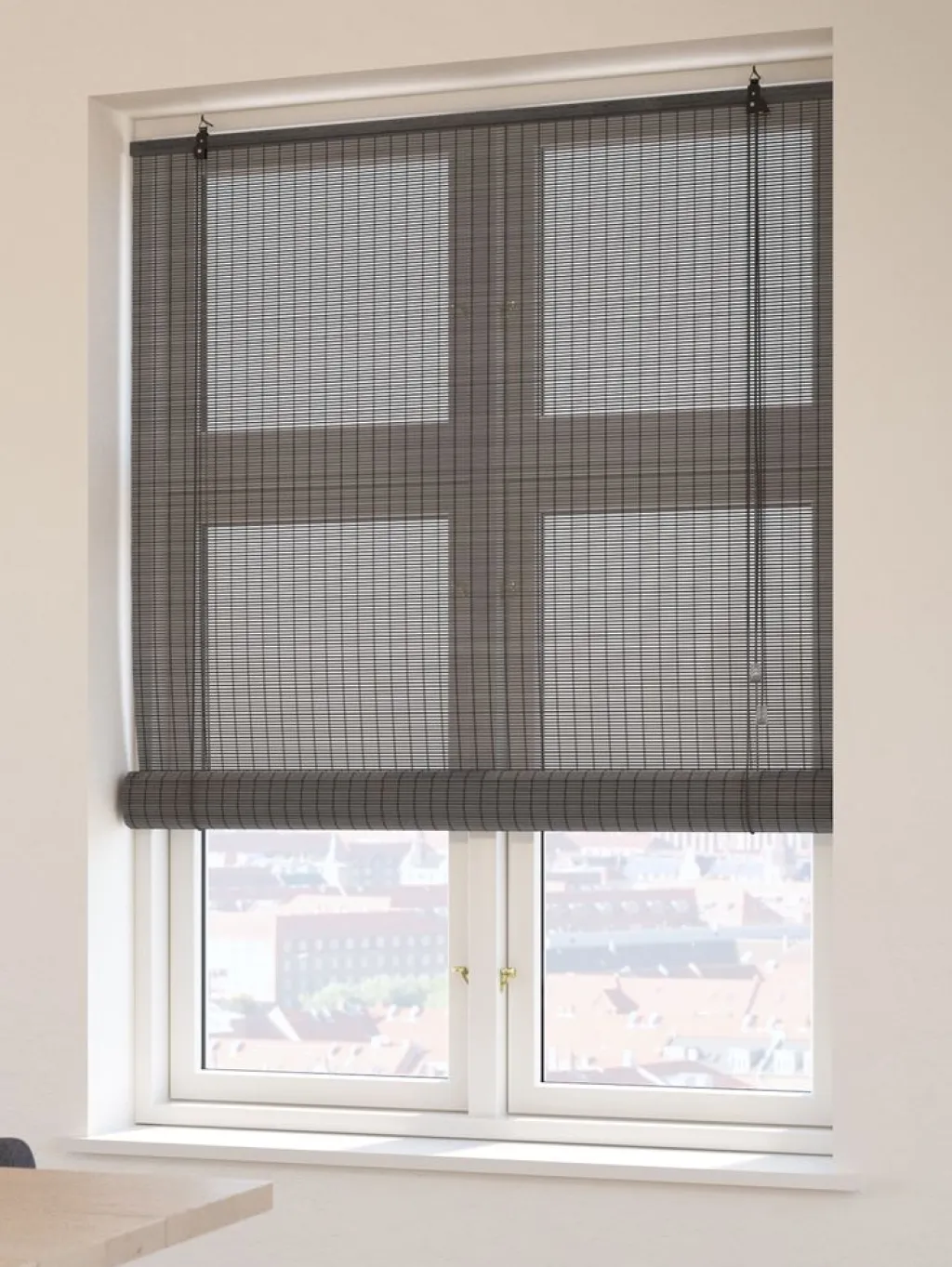 Estores De Bambú>JYSK BYREEstor enrollable bambú BYRE 80x160 Gris