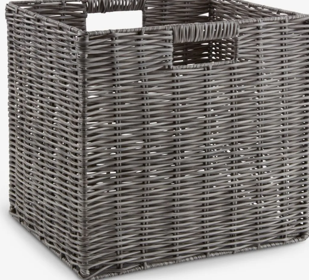 Todas Las Cestas|Cestas Y Cajas>JYSK CASPERSENCesta CASPERSEN A28xL32xA30cm gris