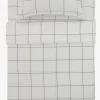Juegos De Funda Nórdica|Juegos De Sábanas>JYSK CRISTABASICJuego de sábanas CRISTA 160x240 blanco/negro