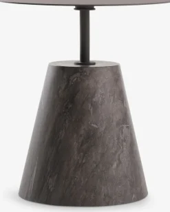 Mesas De Jardín|Muebles De Jardín>JYSK DALRIPAMesa auxiliar DALRIPA Ø45xA50 arena oscuro