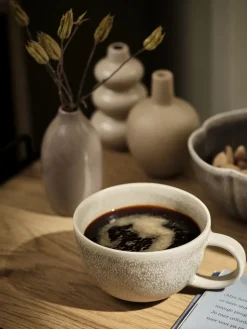 Vasos Y Tazas>JYSK DANFREDTaza DANFRED Ø11×A7cm 35cl beis