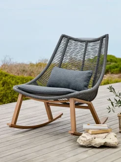 Sillas De Jardín|Muebles De Jardín>JUTLANDIA DANNEMAREMecedora DANNEMARE gris
