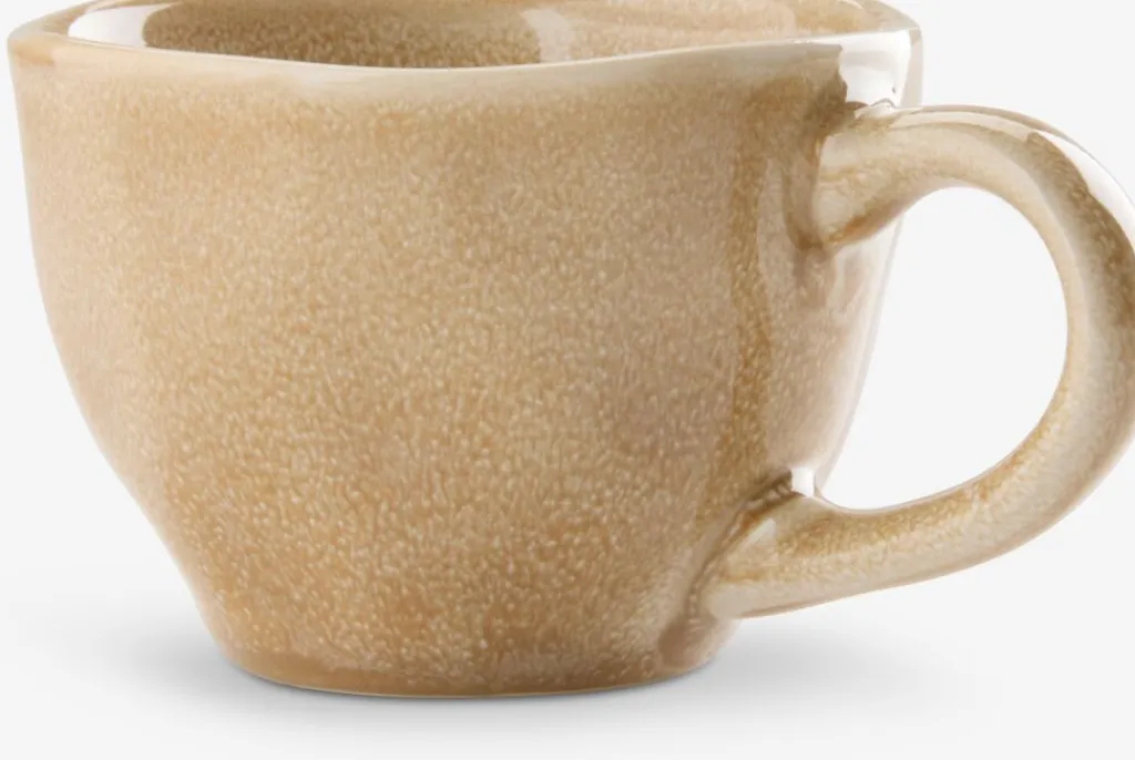Vasos Y Tazas>JYSK DETMERTaza de café DETMER Ø7xA5cm 11cl beis