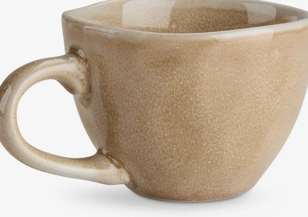 Vasos Y Tazas>JYSK DETMERTaza DETMER Ø9xA7cm 22cl gres porcelánico beis
