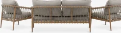 Conjuntos Mesa Y Sillas De Jardín|Muebles De Jardín>JUTLANDIA DRUMMEHOLMConjunto muebles jardín DRUMMEHOLM 5 plazas natural