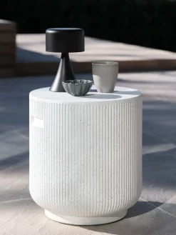 Decoración De Jardín>JYSK DVERGFALKTaburete DVERGFALK Ø36xA39 blanco