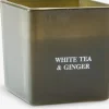 Velas Aromáticas>JYSK EGONVela aromática EGON A8xL8xA8cm cristal verde oliva