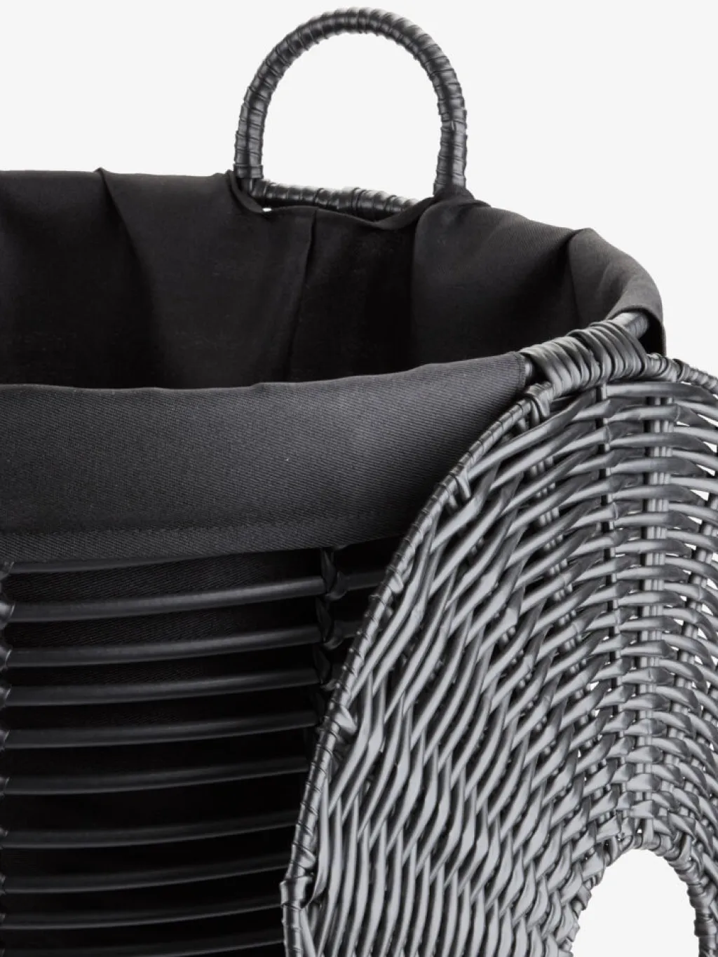 Cestos Para La Ropa|Cestos Para La Ropa>JYSK ELIFCesta para ropa ELIF Ø40xA56cm negro con tapa