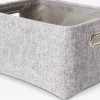 Todas Las Cestas|Cestas Y Cajas>JYSK ELISCesta ELIS A26xL36xA20cm gris