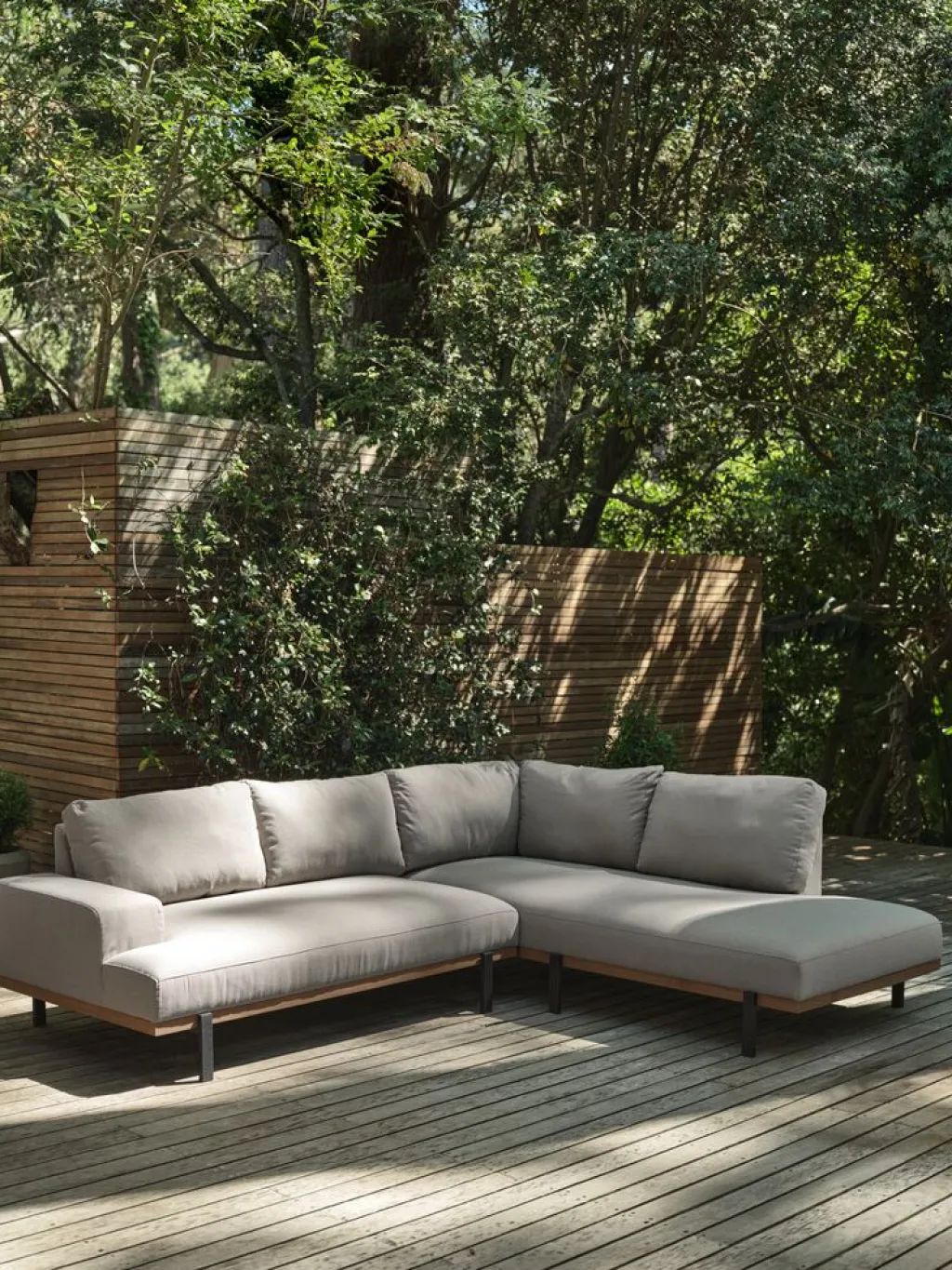 Muebles De Jardín>JYSK ELLEKILDESofá de exterior ELLEKILDE 5 plazas 4 estaciones topo