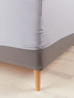 Sábanas Para Colchones|Sábanas Para Toppers>KRONBORG ELSEGOLDSábana bajera ajustable jersey ELSE 90x200x30 Gris
